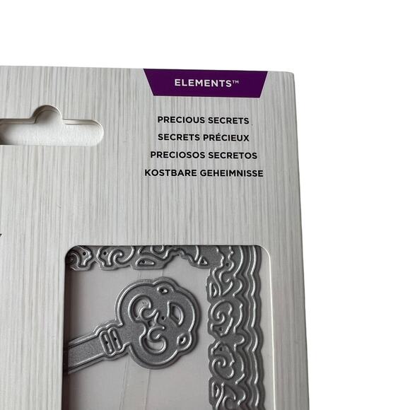 GEMINI Decorative Panel Die Precious Secrets 11pc Cardmaking Craft Metal NEW - Picture 3 of 11